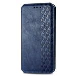 TANYO Leather Folio Case Suitable for Nokia 2.4, Premium PU/TPU Wallet Cover, with Magnetic, Card Slot, Kickstand, Flip Wallet Case. Blue