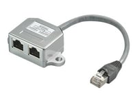 Goobay - Isdn Splitter - Rj-45 (Hona) Till Rj-45 (Hane) - 15 Cm