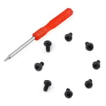 Replacement Parts Accessories Screws and Screwdriver Repair Kit Compatible with Beats by Dre Studio 3 Studio 2 Wired/Wireless B0501/B0500 A1796 Headphones (Black)
