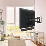 VESA TV Mounting Soundbar Bracket Holder Flat Screen TVs Easy Installation Black
