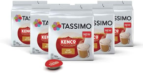 Tassimo Kenco Café au Lait Coffee Pods x16 (Pack of 5, Total 80 Capsules)