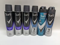 Sure Men Deodorant Anti-Perspirant Mix of Scents Pack of 6 - 150 ml