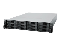 Synology SA3400D - NAS-server - 12 brønner - kan monteres i rack - SAS - RAID RAID 0, 1, 5, 6, 10, JBOD, 5 hot spare, 6 hot spare, 10 hot spare, 1 aktiv reservedel, RAID F1, F1 driftsklar reservedel - RAM 16 GB - Gigabit Ethernet / 10 Gigabit Ethernet - iSCSI støtte - 2U