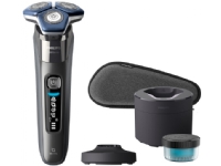 Philips SHAVER Series 7000 S7887/55 Elektrisk rakapparat för våt- och torrakning, Roterande rakhuvud, SkinIQ, Krom, Batteri, Litium-Ion (Li-Ion), Inbyggt batteri