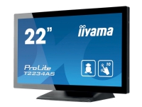 iiyama ProLite T2234AS-B1 - Kiosk - 1 RK3288 / 1.8 GHz - RAM 2 GB - SSD - eMMC 16 GB - Mali-T760 MP4 - Gigabit Ethernet, RS-232C WLAN: - 802.11a/b/g/n, Bluetooth 4.0 - Android 8.1 (Oreo) - skärm: LED 21.5 1920 x 1080 (Full HD) pekskärm - svart