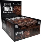 Warrior, Crunch - High Protein Bars - 20G Protein Each Bar - 12 Pack X 64G, Fudg