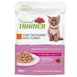 Natural Trainer Kitten & Young märkäruoka kissanpennuille - Sarja %: 24 x 85 g Turkki