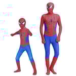 Spiderman Cosplay Superhjältedräkt Barn Vuxen Bodysuit-g Z X The Amazing Spiderman 120 Kids (110-120cm)