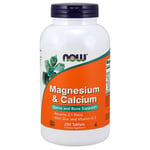 NOW Foods - Magnesium & Calcium with Zinc and Vitamin D3 Variationer 250 tablets