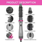 VGR Anion Hot Air Dryer Brush Comb Electric Hair Straightener Curler Comb SG5