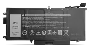 ASKC 60Wh K5XWW Laptop Battery for Dell Latitude 7389 5289 E5289 7390 2-in-1 L3180 Series Notebook 6CYH6 71TG4 725KY N18GG J0PGR 7.6V 4-Cell
