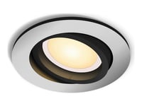 Philips Hue White And Color Ambiance Milliskin - Infälld Spotlight - Led-Spotlight - Gu10 - 4.2 W - Klass E - Varmt Till Kallt Vitt Ljus - 2200-6500 K - Aluminium