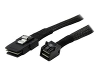 Startech.Com 1M Internal Mini Sas Cable - Sff-8087 To Sff-8643 - Mini Sas To Mini Sas (Sas87431m) - Intern Sas-Kabel - Sas 12Gbit/S - Mini-Sas (Sff-8087) (P) Till 4X Mini-Sas Hd (Sff-8643) (P) - 1 M - Rak Kontakt, Sprintlåsning - Svart - För P/N: Sf