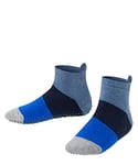 FALKE Unisex Kids Colour Block K HP Cotton Grips On Sole 1 Pair Grip socks, Blue (Denim 6666), 3-5.5