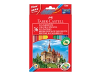Faber-Castell CASTLE - Färgpenna - permanent - klara färger (paket om 36)