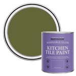 Rust-Oleum Green water resistant Kitchen Tile Paint in Gloss Finish - Jasper 750ml