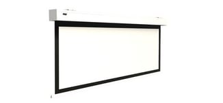 Oray SQUAR' HC - Écran de projection - montable au plafond, montable sur mur - motorisé - 118" (300 cm) - 16:9 - blanc mat avec cadrage noir - blanc époxy