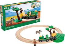 BRIO World Safari Train Set for Kids Age 3 Years Up - Compatible with all BRIO R