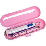Elektrisk tandborste reseväska för Oral B & Philips Sonicare Pink
