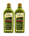 2 x Dalan d'Olive Pure Olive Oil Nourishing Shampoo 400ml Colour Protection