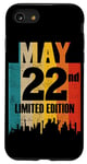 iPhone SE (2020) / 7 / 8 May 22 Limited Edition 22nd Day Retro Vintage Birthday Case