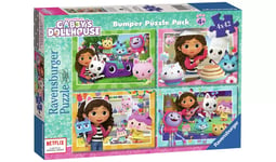 Ravensburger 4 x 42 Piece Gabby's Dollhouse Jigsaw Puzzle Meow-Mazing Adventures