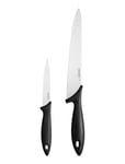 Essential Cook's Set 2Pcs *Villkorat Erbjudande Home Kitchen Knives & Accessories Knife Sets Svart Fiskars