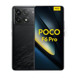 POCO F6 Pro Black-Smartphone 12+512GB Snapdragon® 8 Gen 2, 50MP triple camera, 120W HyperCharge, 5000mAh（UK Version+2 Years Warranty）