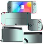 Kit De Autocollants Skin Decal Pour Switch Oled Console De Jeu Full Body Ns Oled, T1tn-Nsoled-2012