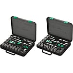 Wera 8100 SC 2 Zyklop Speed Ratchet, Sockets, Bits and Accessories Set, 1/2" Drive, 37PC, 05003645001 & 8100 SB 2 Zyklop Speed Ratchet, Sockets, Bits and Accessories Set, 3/8" Drive, 43PC, 05003594001