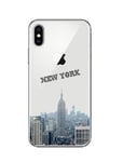 IPHONE X (IPHONE 10) Case Soft Gel Resistant Shockproof (New York