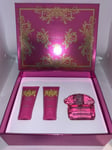 Versace Bright Crystal Absolu Gift Set EDP 50ml, Lotion 50ml, Shower Gel 50ml