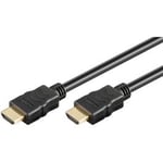 Goobay High Speed ​​HDMI 2.0 -kabel - 7,5 m - svart