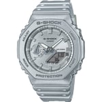 Casio Silver Mens Analogue-Digital Watch G-shock GA-2100FF-8AER