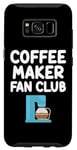 Coque pour Galaxy S8 Cafetière Fan Club Drip Espresso French Press Cold Brew