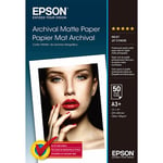 EPSON A3+ Archival Matte Paper 192gr, 50 sheets