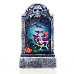 Halloween Theme Tombstone Shape Led Lamp Home Table Decoration Skeleton