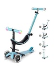 Micro Scooter Mini 2 Grow (4 In 1) Light Up Scooter: Pale Blue