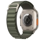 Nylon Alpine Loop Watch Band Strap för Apple Watch Ultra 9/8/7/6/SE/5 44/45/49mm Green 42/44/45/49mm