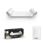 Philips Hue Adore Spot 2L IP44 inkl. Dimmerswitch Vit