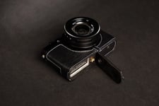 Real Leather Half Camera Case Bag Cover for Leica D-LUX Typ 109 and D-LUX7 Open