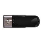 PNY Attaché 4 USB-sticka 8 GB USB Type-A 2.0, svart