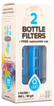 Filterpatroner till sportflaska 2st Ljusblå - Dafi