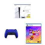 Playstation Console 5 (PS5) Edition Standard + DualSense 5 Cobalt Blue + NBA 2K24