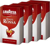 Lavazza Qualità Rossa Ground Coffee, Medium Roast, 250 g 250 g (Pack of 4) 