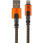 Xtorm Xtreme USB To Lightning Cable (1,5m) (Svart (BLACK/ORANGE))