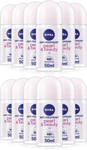 NIVEA Pearl & Beauty 48hr Anti-Perspirant Deodorant Roll On 50ml x 12