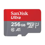 SanDisk Ultra 256GB MicroSDXC minneskort
