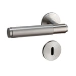 Buster + Punch - Door Lever Handle & Key Escutcheon Plate Steel - Steel - Silver - Beslag