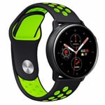 EBN Armbånd Samsung Galaxy Watch Active 2 - Svart / Grønn